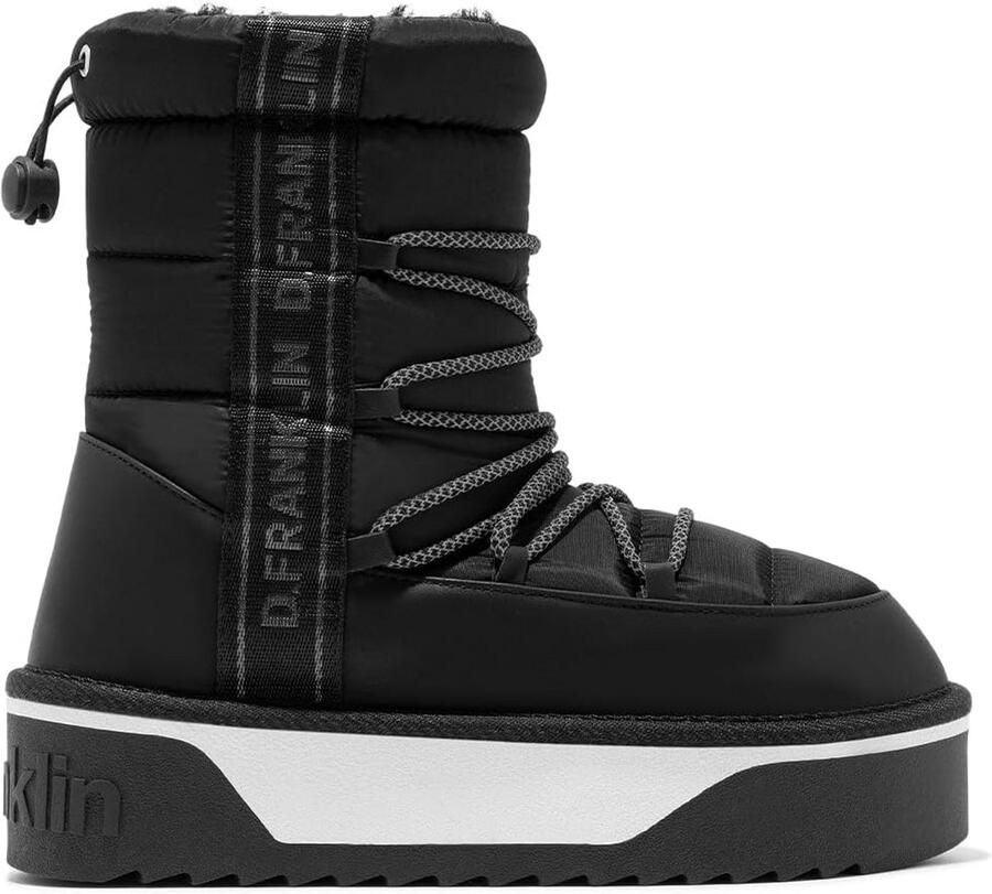 Warme Winterlaarzen Dames met Bontvoering Dikke Zool en Goede Grip