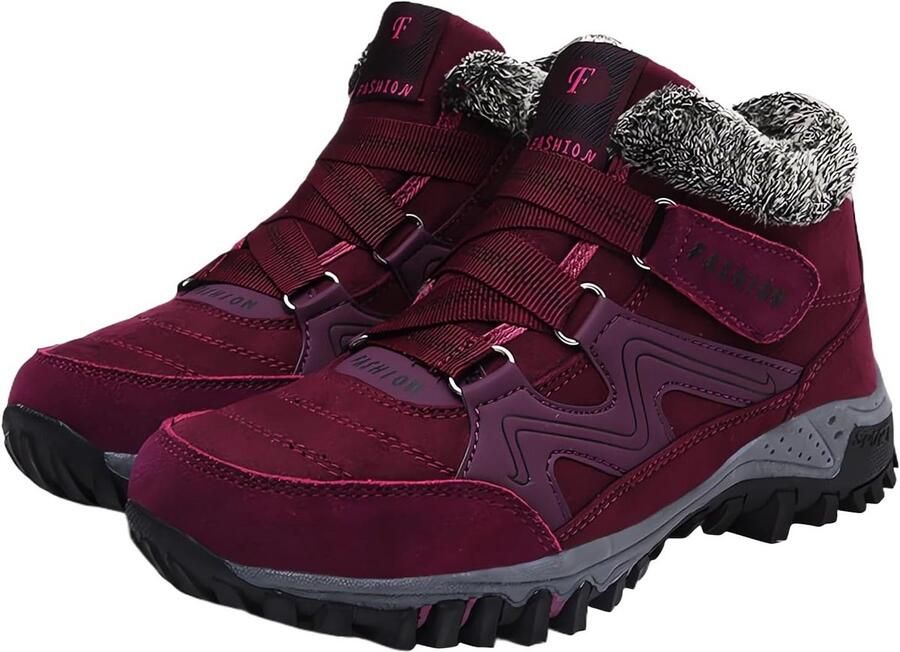 Warme Winterlaarzen Heren Waterdicht en Anti-Slip Thermische Enkellaarzen voor Wandelen