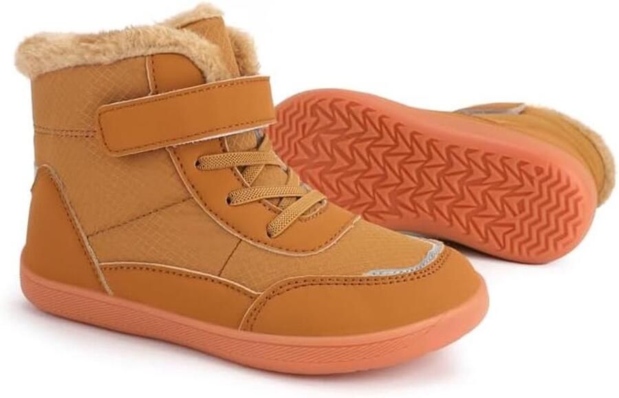 Warme Winterlaarzen met Brede Neus voor Kinderen Antislip en Ade d