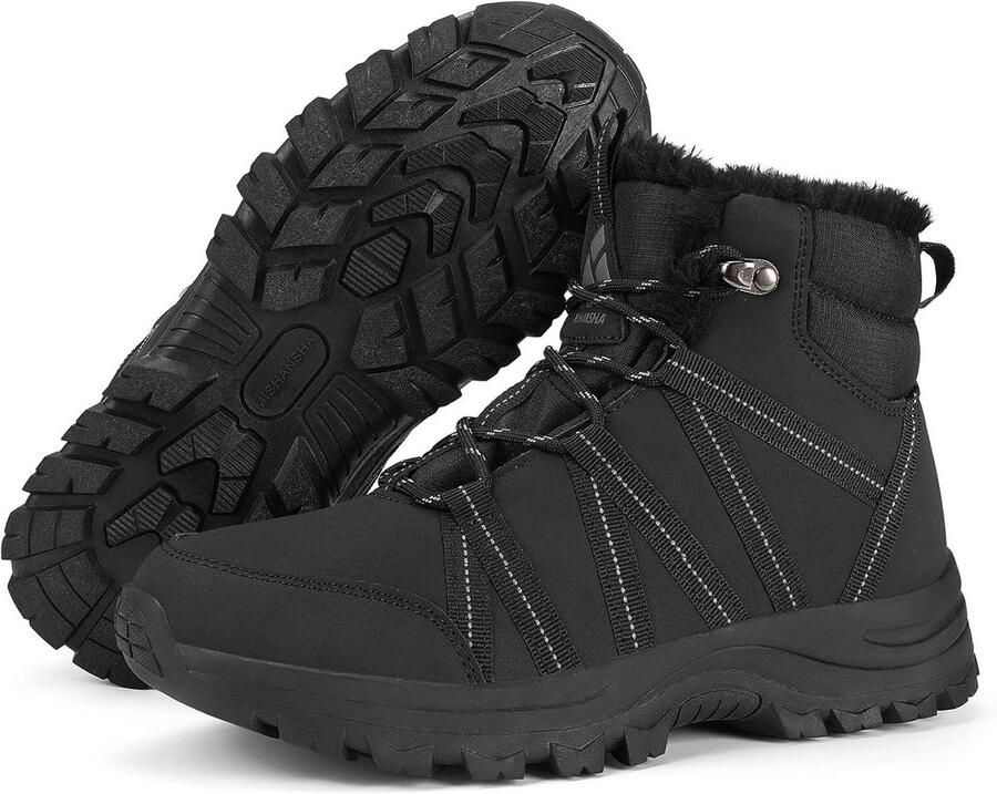 Warme Winterlaarzen voor Dames Waterdicht en Antislip Geschikt voor Wandelen en Buitenactiviteiten