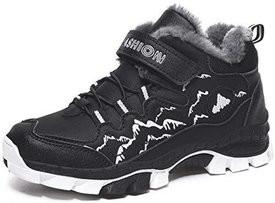 Warme Winterlaarzen voor Kinderen Antislip en Gevoerd met Klittenbandsluiting