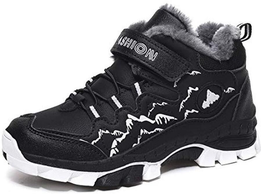 Warme Winterlaarzen voor Kinderen Antislip en Gevoerd met Klittenbandsluiting