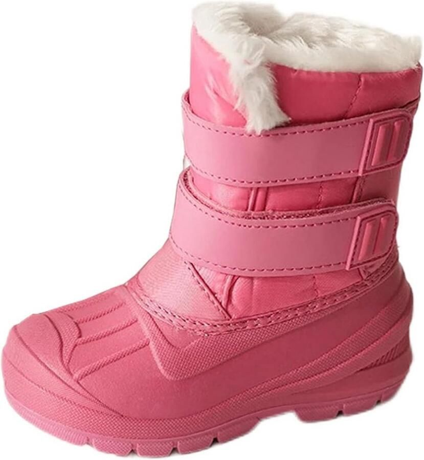 Warme winterlaarzen voor kinderen met klittenband waterdicht en antislip voor en