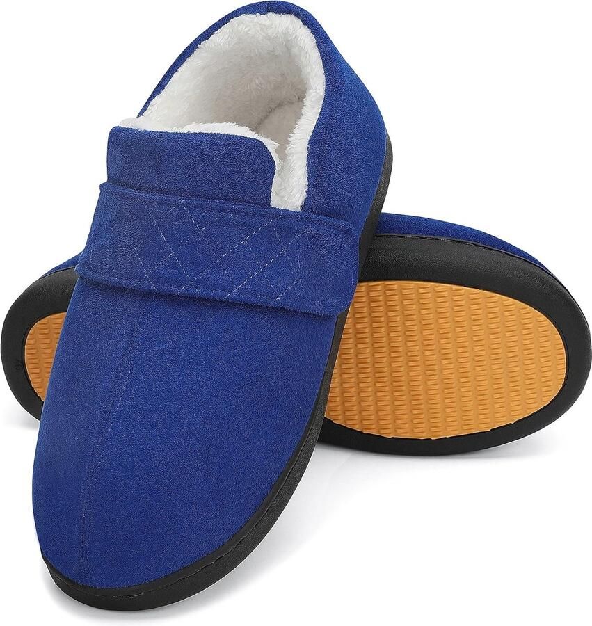 Warme winterpantoffels voor heren traagschuim pluche Antislip licht flexibel gesloten traagschuim thuis wandelingen pantoffels