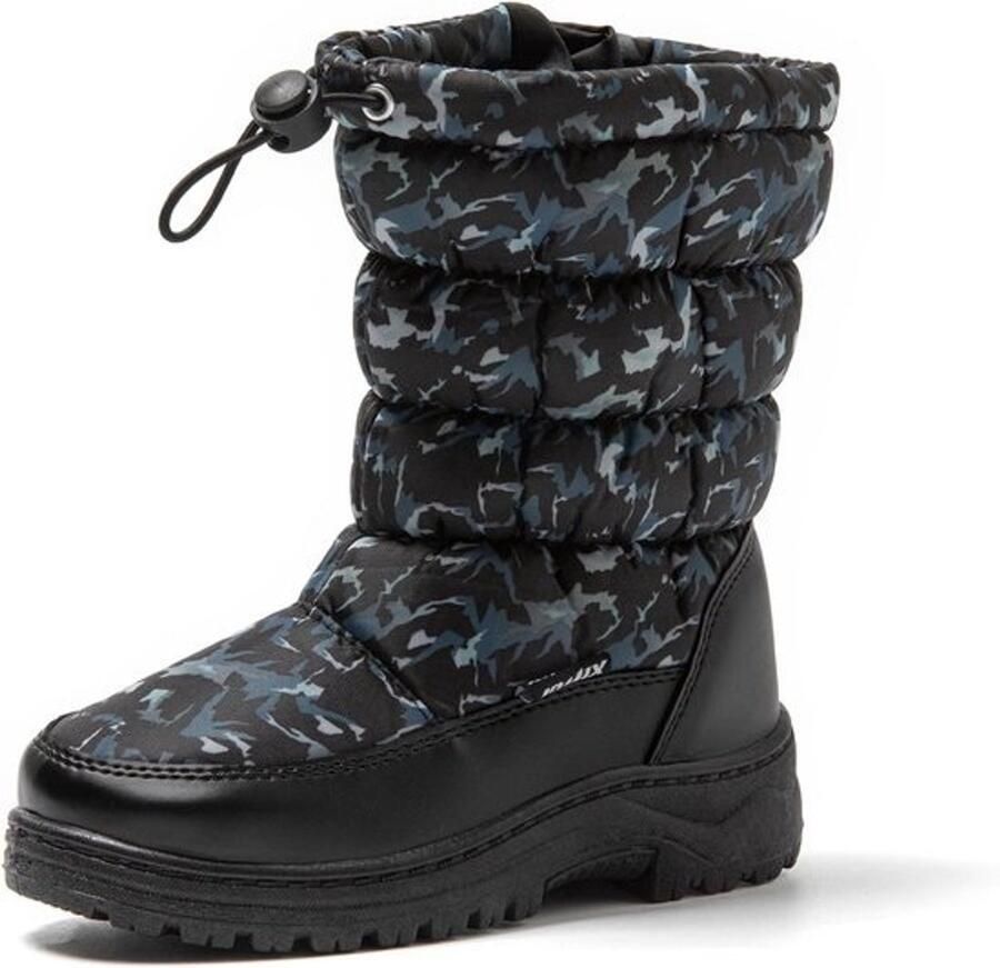 Warme Winterschoenen Kinderen met Rits Waterdichte Sneeuwlaarzen voor Buiten