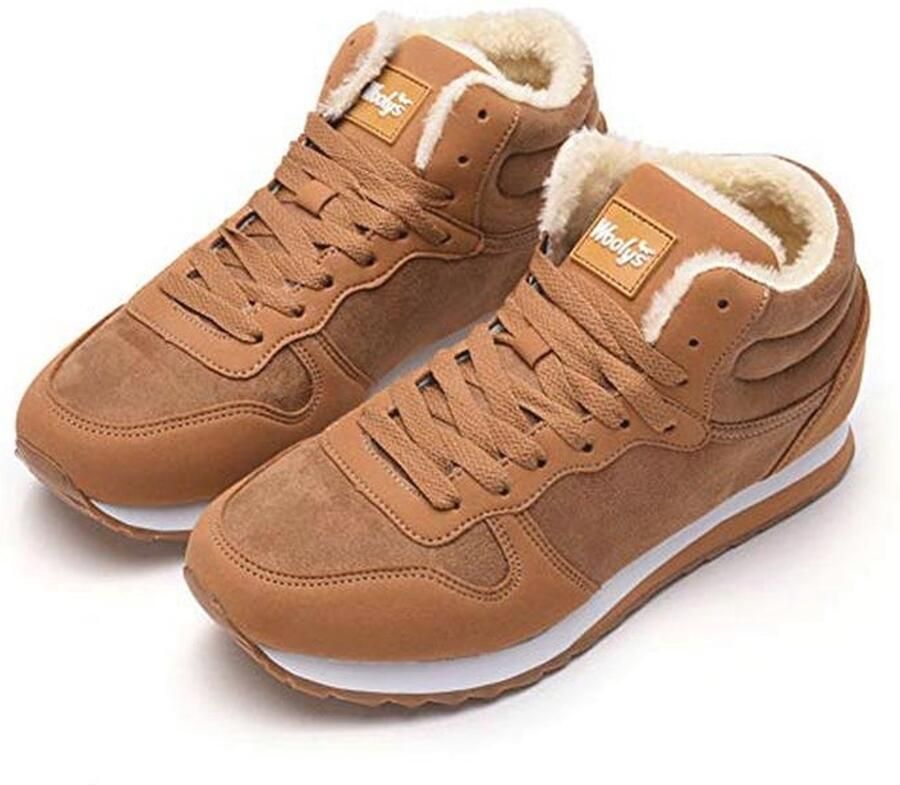 Warme winterschoenen uniseks gevoerd sneeuwlaarzen en wandelschoenen voor winter en outdoor