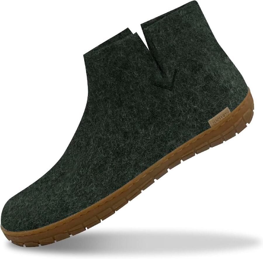 Warme Vilten Laarzen met Rubberen Zool voor Volwassenen