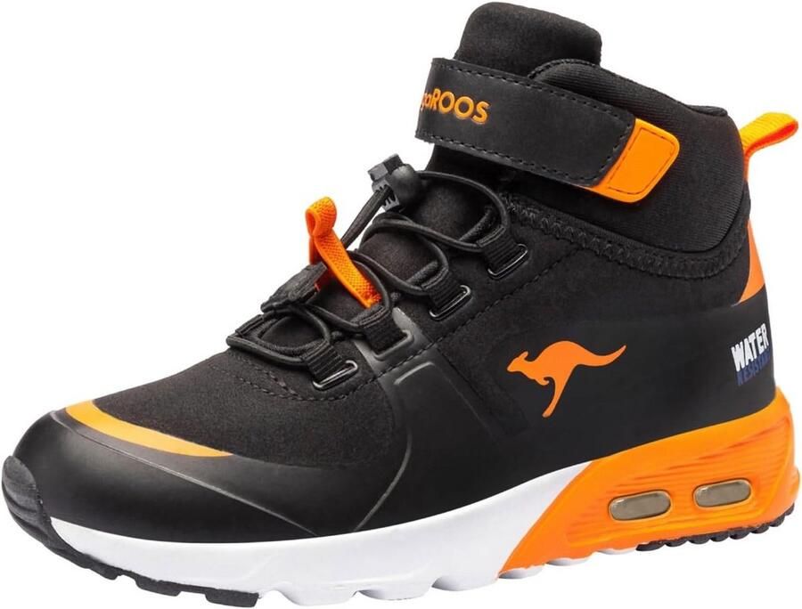 Waterafstotende Hoge Sneakers voor Jongens met Speed Vetersluiting