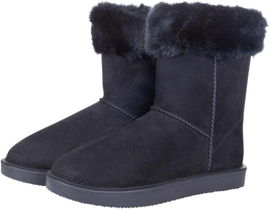 Waterdichte All-Weather Winterlaarzen met Warme Teddy Voering Suède Look