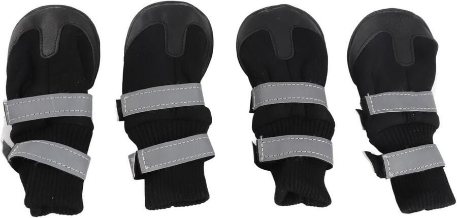 Waterdichte Anti-Slip Hondenlaarzen Warme Beschermschoenen voor Middelgrote tot Grote Honden