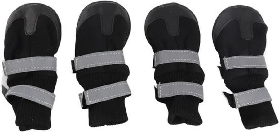 Waterdichte Anti-Slip Hondenlaarzen Warme Beschermschoenen voor Middelgrote tot Grote Honden