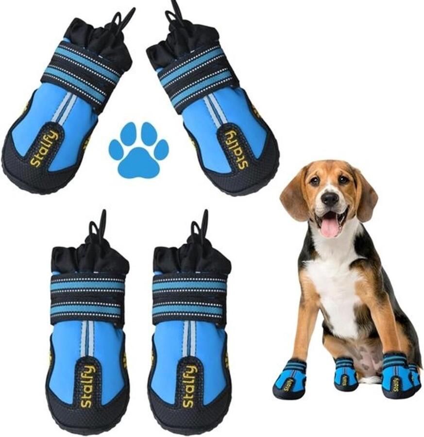 Waterdichte Antislip Hondenschoenen voor Buiten XL Duurzame Pootbescherming