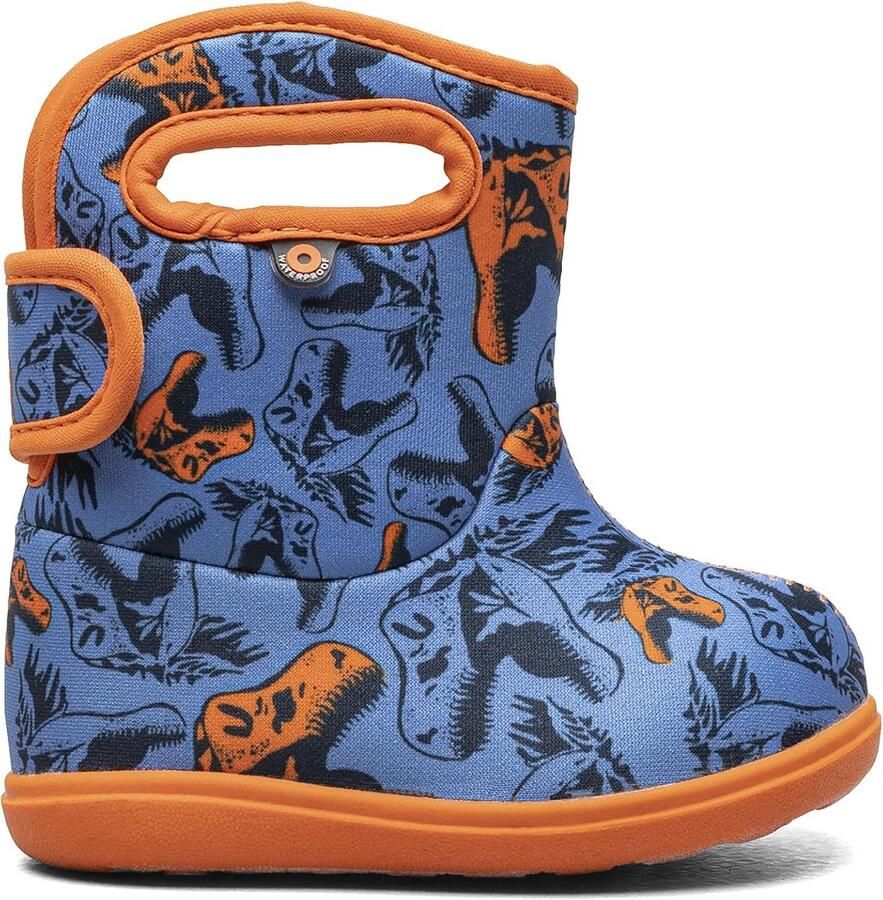 Waterdichte Baby Laarzen met Dinosaurus Print Blauw