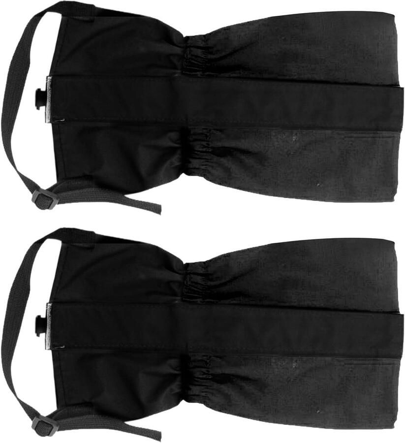 Waterdichte Beenkap Kuitbescherming Gaiters Outdoor Activiteiten Ade d Oxford Doek Hoogte Zwart