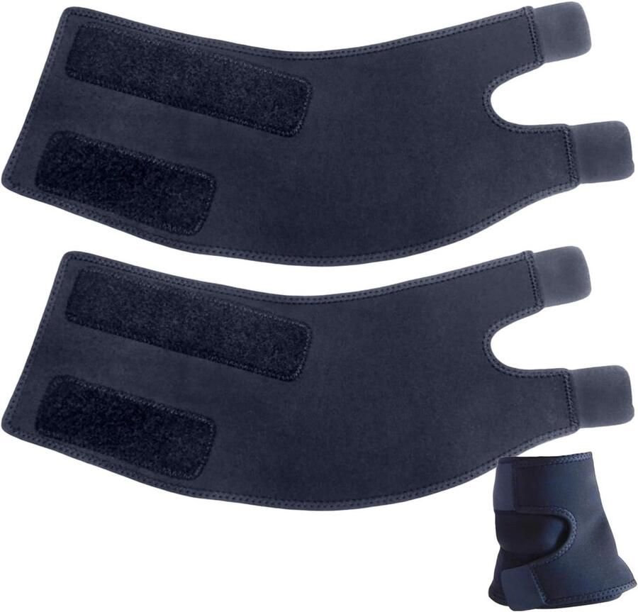 Waterdichte Beenkappen Onderbeenbeschermers Gaiters Outdoor Bescherming Scheurvast Ademend Nylon ca. 52 x Blauw Zwart