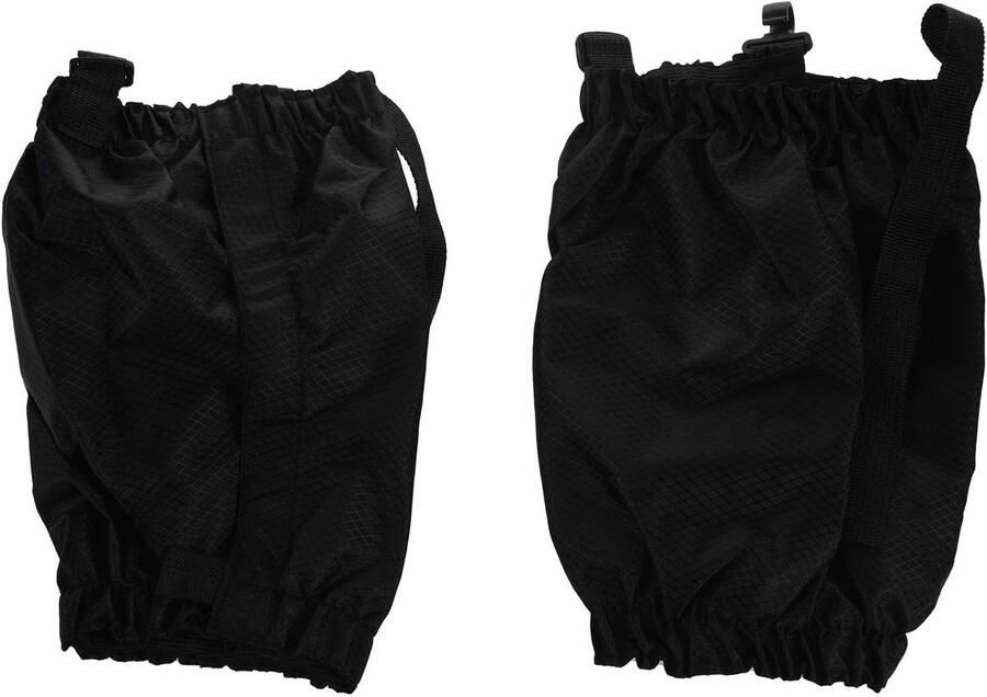 Waterdichte Beenstukken Outdoor Gaiters Wandelen Bescherming Verstelbaar & Anti-sch x 20 x Zwart