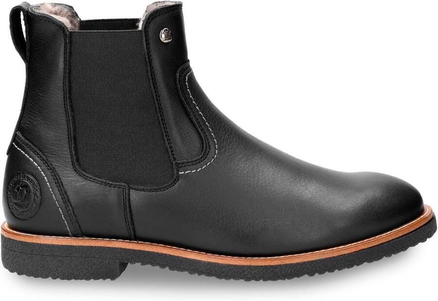Waterdichte Chelsea Boots voor Heren van Leer met Warme Voering