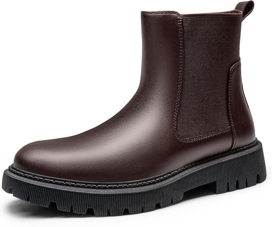 Waterdichte Chelsea Laarzen Heren Casual en Stijlvolle Slip-On Enkellaarzen