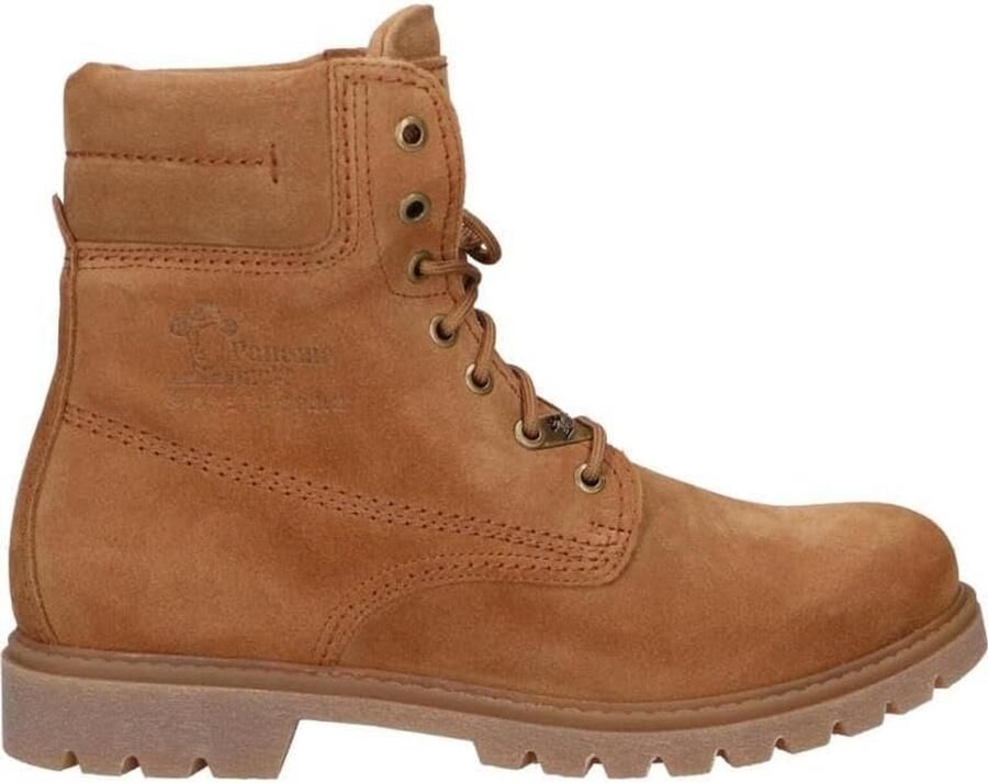 Waterdichte Combat Boots voor Heren Tan Velours Leer Gemaakt in Spanje