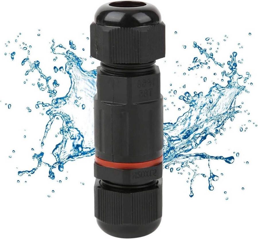 Waterdichte Connector Aansluitdoos voor Buiten Rechtdoor Ondergronds 3 Core Kabel Mouw Elektrische Accessoires 0.5-1.5mm²