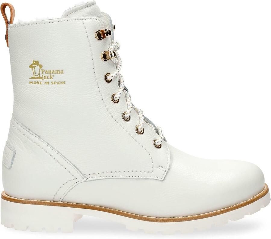 Waterdichte Dames Combat Boot met Warme Schapenvacht Voering Gemaakt in Spanje