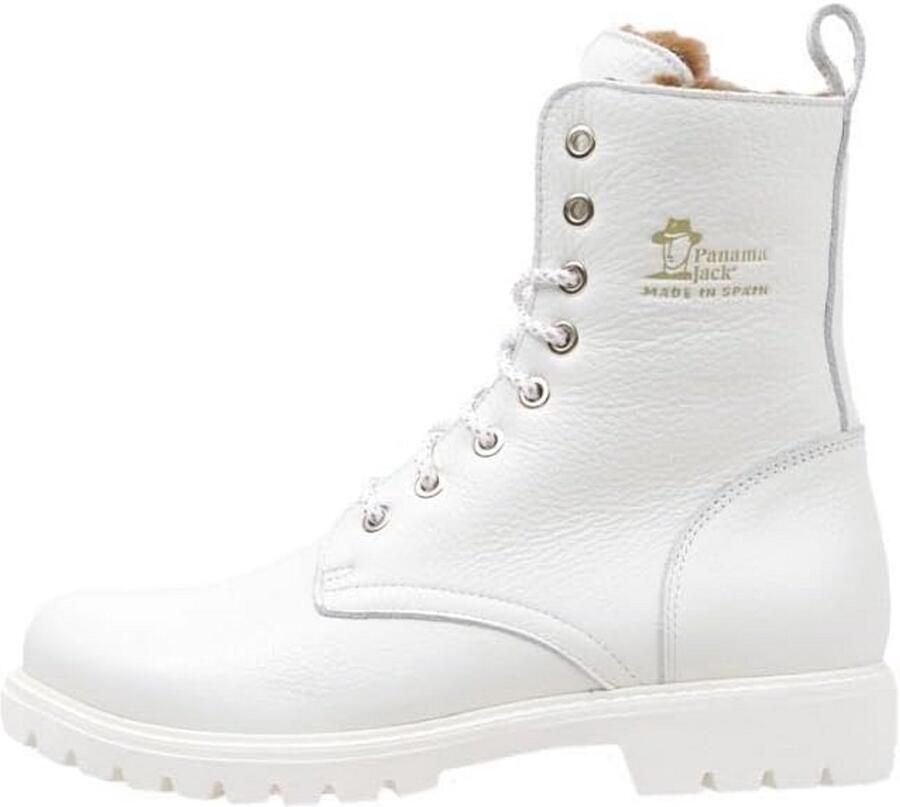 Waterdichte Dames Combat Laarzen van Nappaleer met Bontenvoering