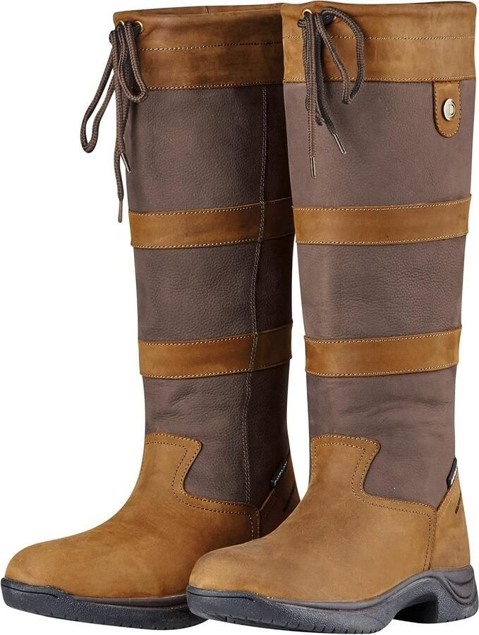 Waterdichte Dames Laarzen van Volnerfleer Comfortabele Hoge Laarzen - Foto 1