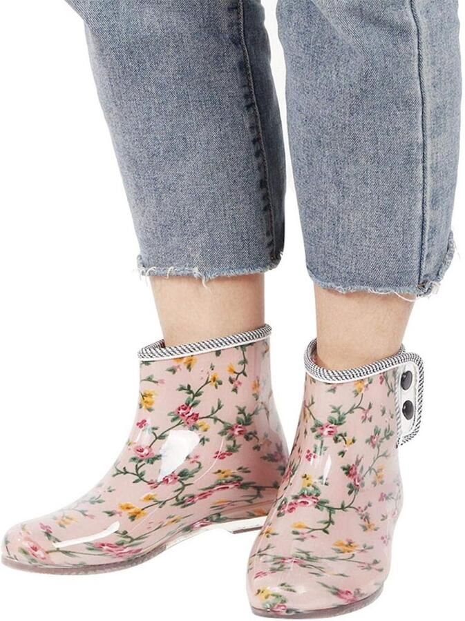 Waterdichte Dames Regenlaarzen Antislip Tuinschoenen met Print