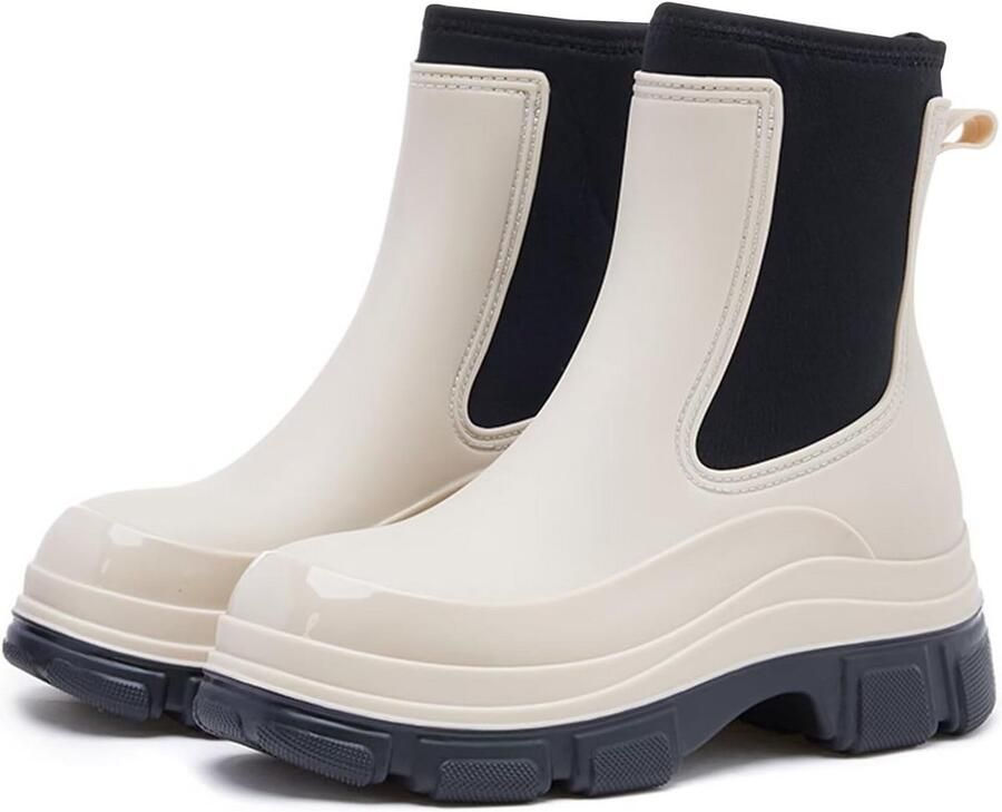 Waterdichte Dames Regenlaarzen Laag Model Slipvrije Tuinlaarzen