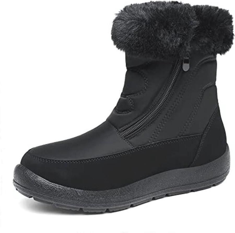 Waterdichte Dames Sneeuwlaarzen Antislip Warm Gevoerd Winter Enkellaarzen