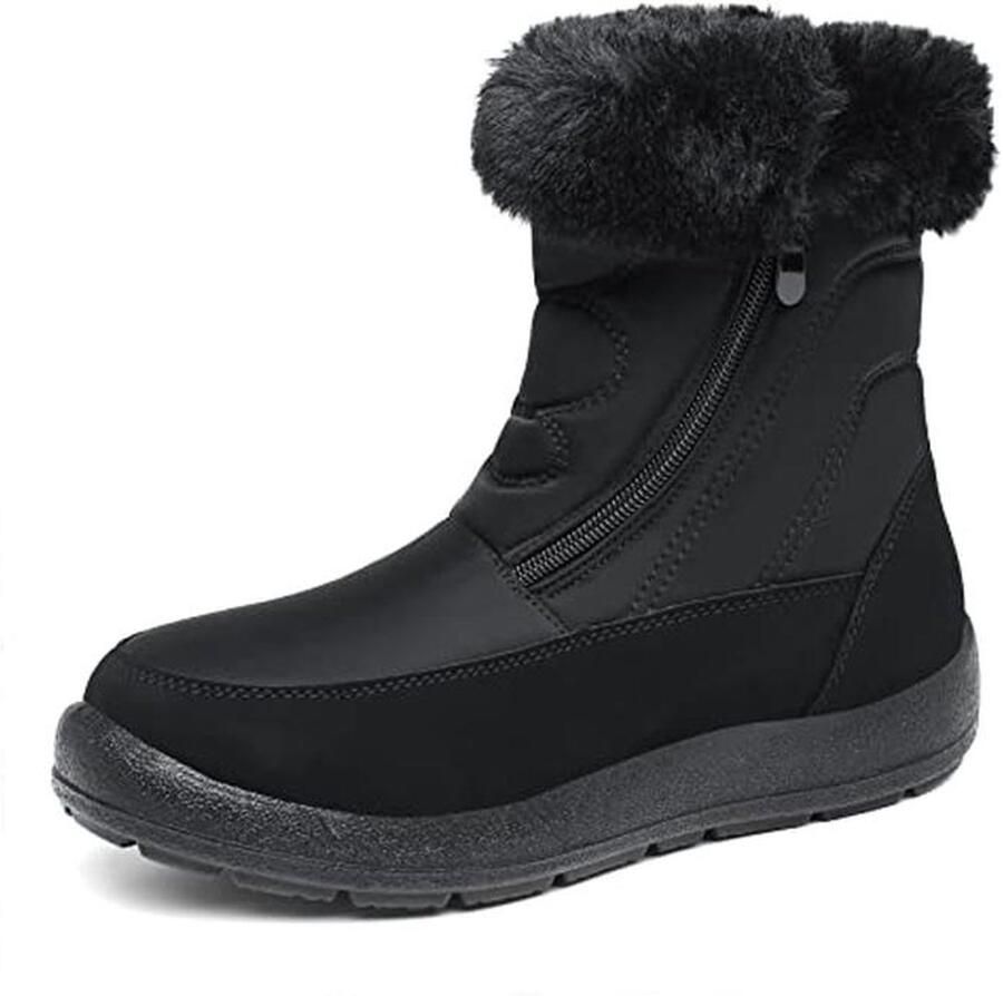 Waterdichte Dames Sneeuwlaarzen Antislip Warm Gevoerd Winter Enkellaarzen