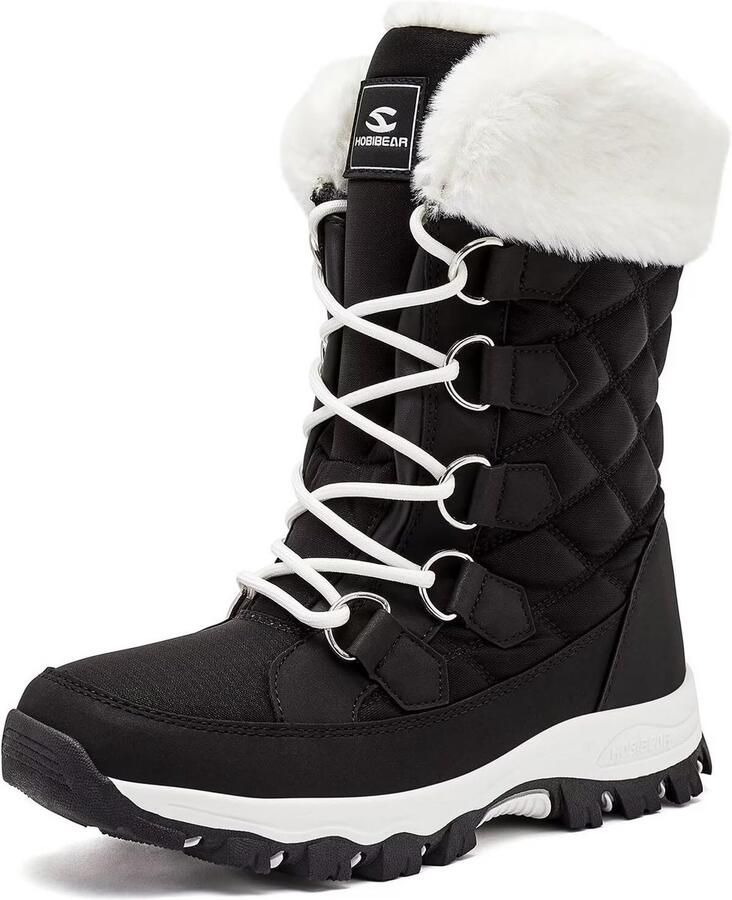 Warme Dames Sneeuwlaarzen Outdoor Wandelen Antislip Laarzen