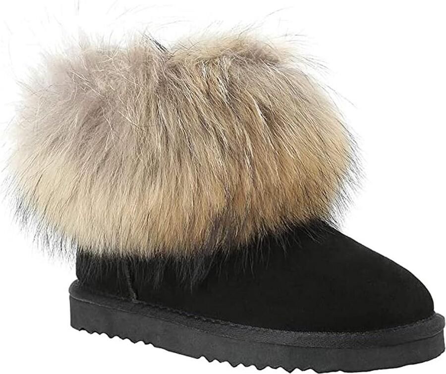 Waterdichte Dames Snowboots met Warme Imitatiebont Voering Antislip Winterlaarzen