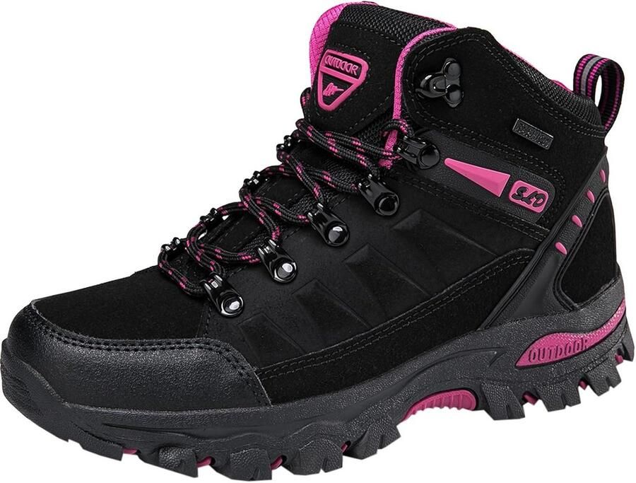 Waterdichte dames wandelschoenen met antislip zool hoog model voor trekking en klimavonturen