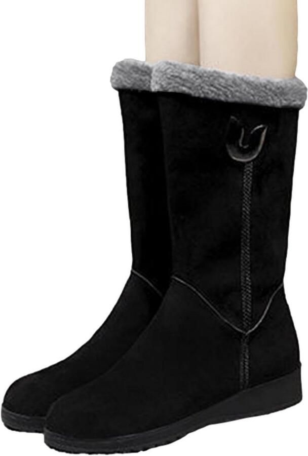 Waterdichte Dames Winterlaarzen Gevoerd Antislip Lichtgewicht en Waterafstotend