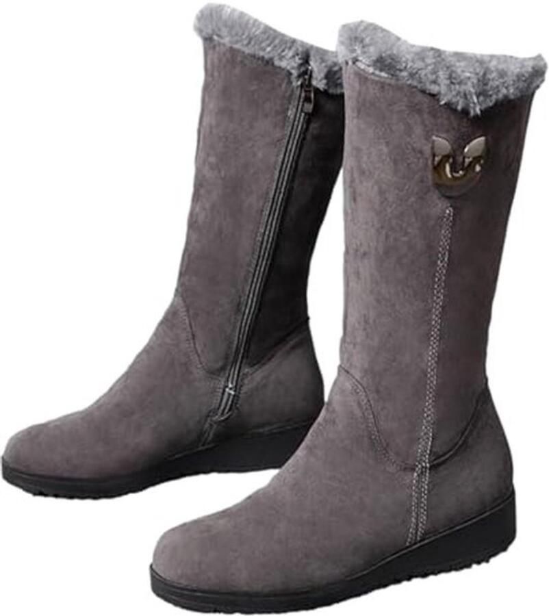 Waterdichte Dames Winterlaarzen Gevoerd Antislip Lichtgewicht en Waterafstotend