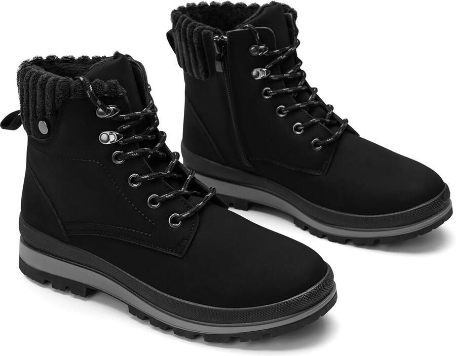 Waterdichte Dames Winterlaarzen met Warme Voering en Antislip Zool