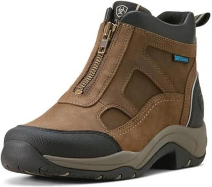 Waterdichte Dames Zip Boots Palm Bruin