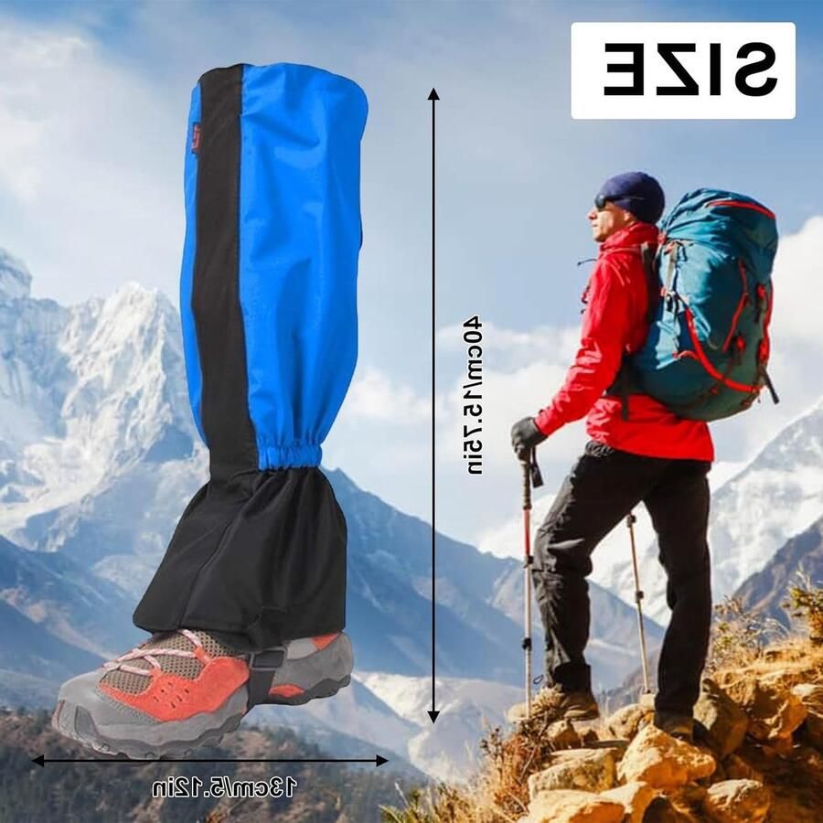 Waterdichte en Ade d Outdoor Gaiters voor Hiking Bescherming tegen Sneeuw en Stof Verstelbare Beenbeschermers