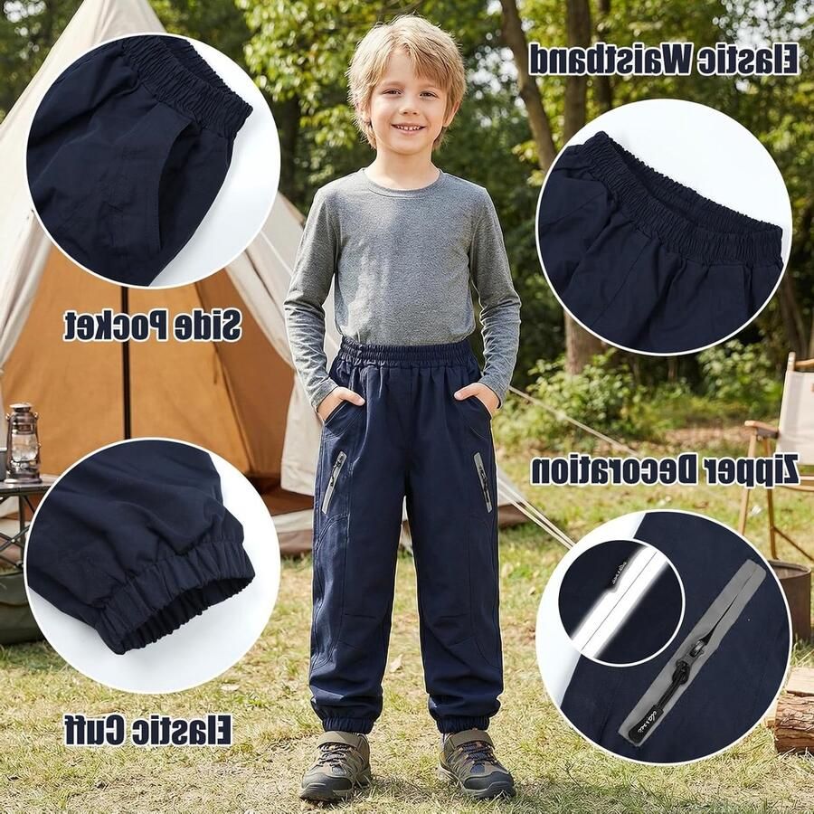 Waterdichte en ade de kinderwandelschoenen voor en met elastische tailleband ideaal voor trekking en buitenactiviteiten