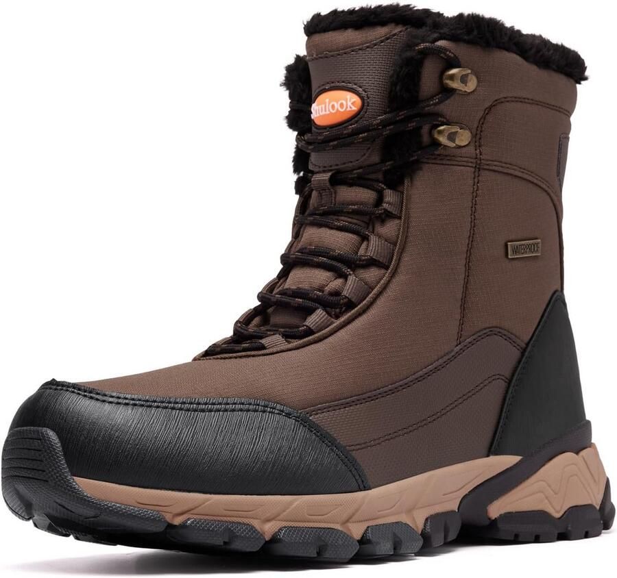 Waterdichte Warme Winterlaarzen Heren Antislip Hoge Wandelschoenen Outdoor