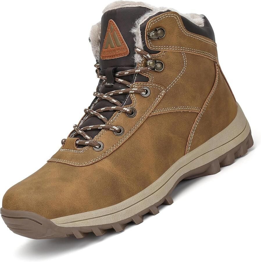 Waterdichte & Warme Winterschoenen Gevoerde Sneeuwlaarzen voor Winterwandelen