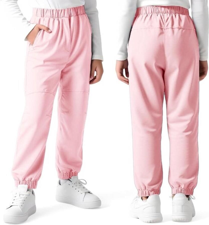 Waterdichte en Winddichte Wandelschoenen voor Kinderen met Ade d Mesh Voering en Elastische Taille Perfect voor Buitenactiviteiten