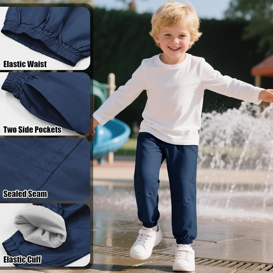 Waterdichte en Winddichte Wandelschoenen voor Kinderen van met Ade d Mesh Elastische Taille en Ruime Zakjes voor Buitenactiviteiten
