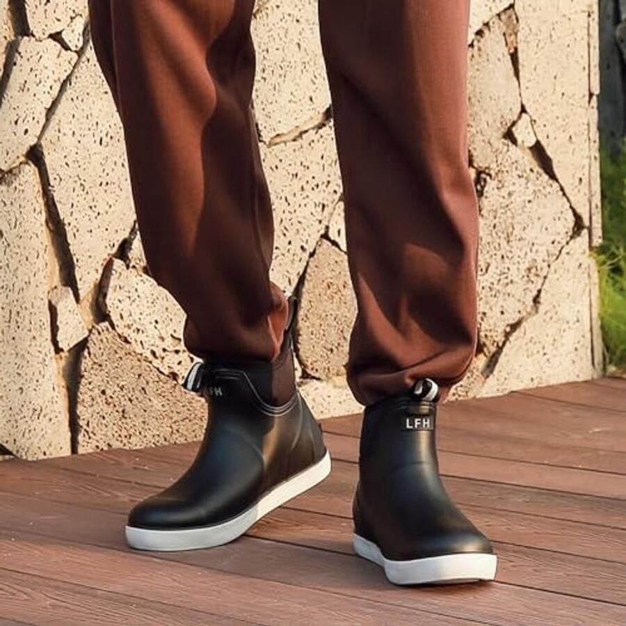 Waterdichte Enkelboots Comfortabel en Antislip Zwart