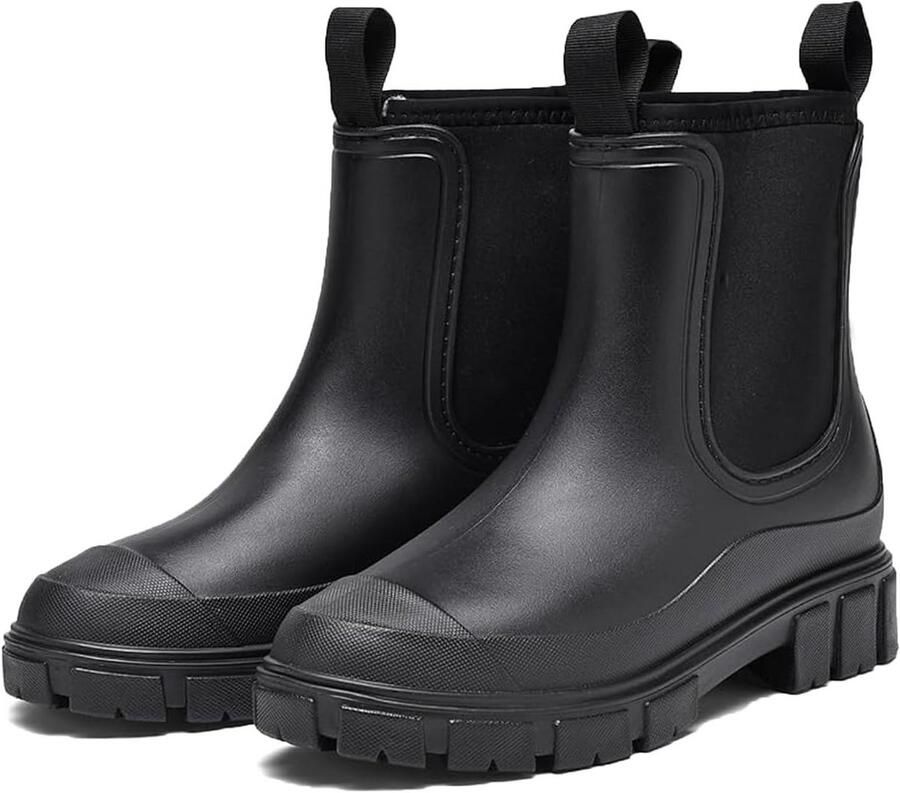 Waterdichte Enkelhoge Regenschoenen Dames Antislip & Ademend Tuinlaarzen