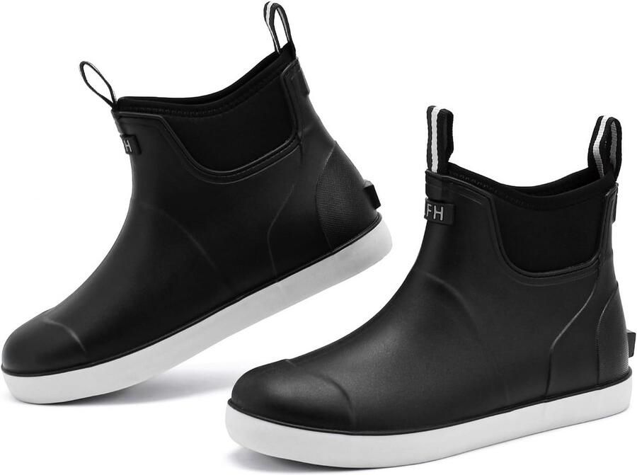 Waterdichte Enkellaarzen Heren Antislip Comfortabele Korte Rubberlaarzen voor Tuin en Regen