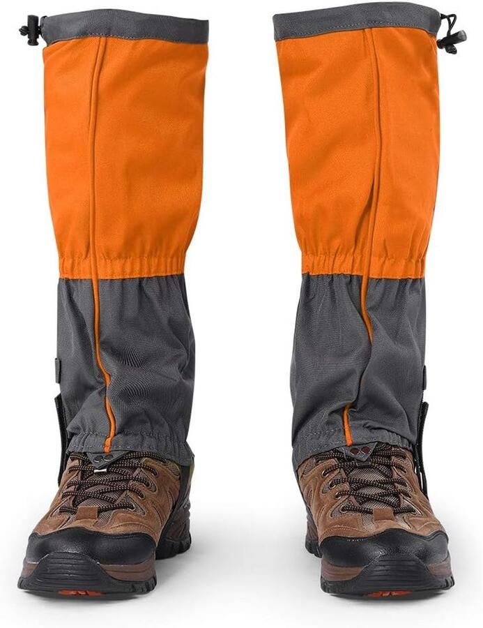 Waterdichte Gaiters Schoenovertrekken Outdoor Activiteiten Sch en slijtvast 40 x Oranje