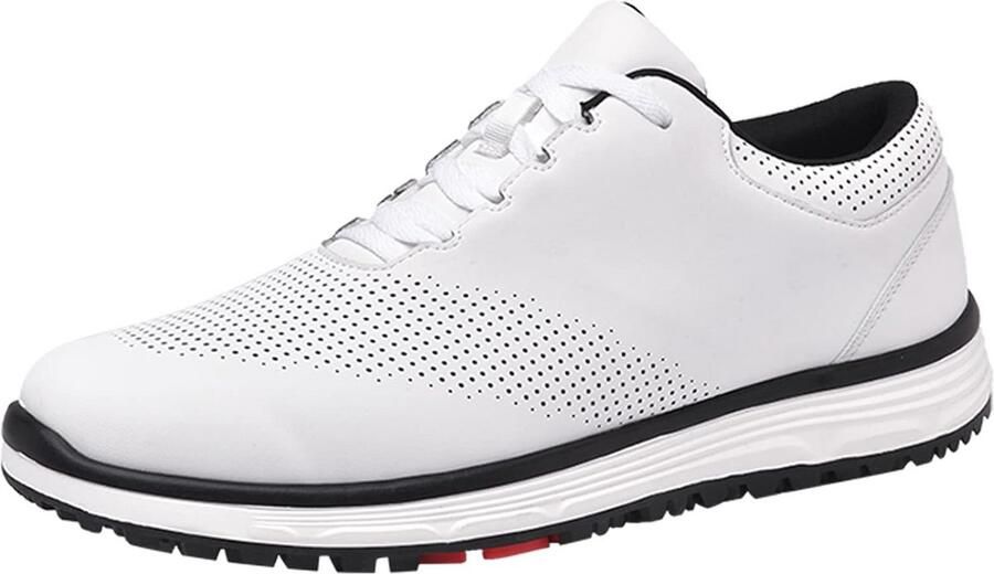 Waterdichte Golfschoenen Heren Extra Breed Ademend Anti-Slip Trainers