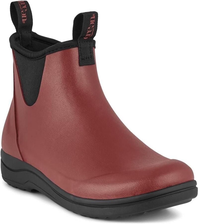 Korte waterdichte rubberlaarzen voor dames voor tuin en buitenactiviteiten